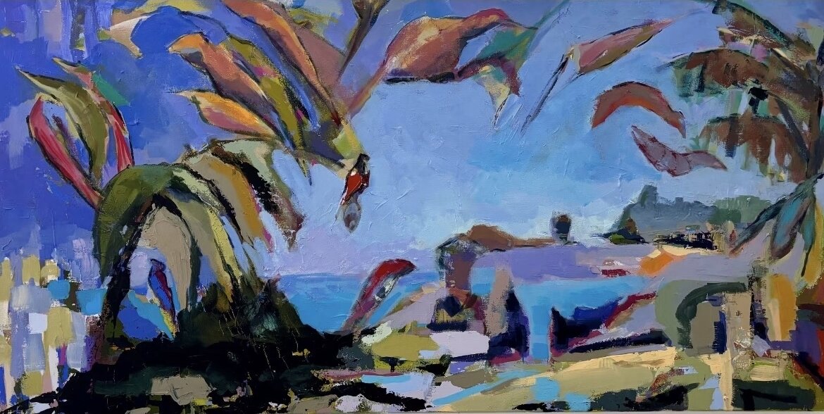 Coastal landscape painting by Kathleen Gerdon Archer
