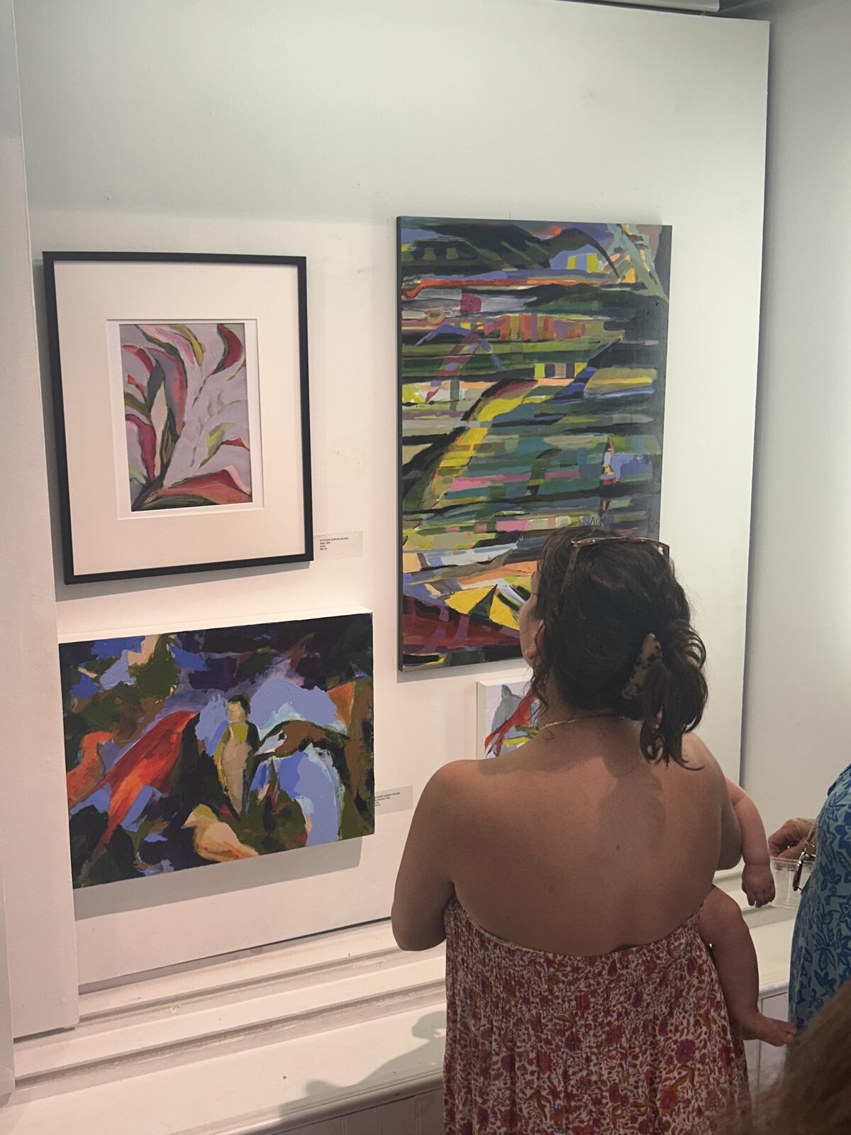 Installation view of the show